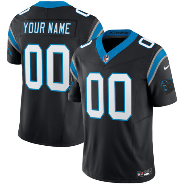 Carolina Panthers Vapor Limited Cusotm Jersey - All Stitched - Black