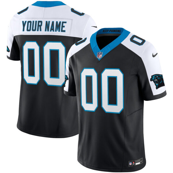 Carolina Panthers Vapor Limited Cusotm Jersey - All Stitched - Black Alternate