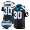Carolina Panthers Chuba Hubbard 2025 NFC South Division Champions Vapor Limited Jersey - All Stitched - Black Alternate