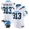 Detroit Lions Motor City 313 2026 "Rivalries" Michigan Patch Vapor Limited Jersey - All Stitched - White