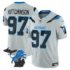Detroit Lions Hutchinson 2026 "Rivalries" Michigan Patch Vapor Limited Jersey - All Stitched - Gray