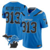 Detroit Lions Motor City 313 2026 "Rivalries" Michigan Patch Vapor Limited Jersey - All Stitched - Blue