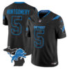 Detroit Lions David Montgomery 2026 "Rivalries" Michigan Patch Vapor Limited Jersey - All Stitched - Black