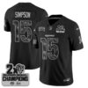 Los Angeles Rams Ty Simpson 2026 Salute to Service Jersey - All Stitched
