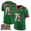 Cincinnati Bengals Orlando Brown Jr. Mexico Edition Vapor Jersey - All Stitched - Green