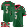 Cincinnati Bengals Tee Higgins Mexico Edition Vapor Jersey - All Stitched - Green