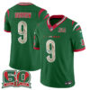 Cincinnati Bengals Joe Burrow Mexico Edition Vapor Jersey - All Stitched - Green