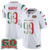 Cincinnati Bengals Myles Murphy Mexico Edition Vapor Jersey - All Stitched - White