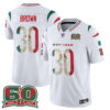 Cincinnati Bengals Chase Brown Mexico Edition Vapor Jersey - All Stitched - White