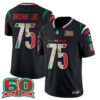 Cincinnati Bengals Orlando Brown Jr. Mexico Edition Vapor Jersey - All Stitched - Black