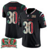 Cincinnati Bengals Chase Brown Mexico Edition Vapor Jersey - All Stitched - Black