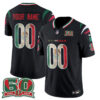 Cincinnati Bengals Mexico Edition Vapor Custom Jersey - All Stitched - Black