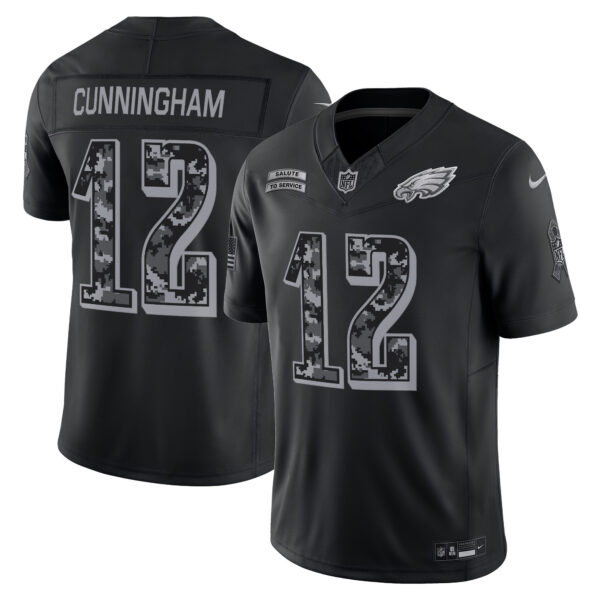 Philadelphia Eagles Randall Cunningham 2026 Salute to Service Vapor Limited Jersey - All Stitched