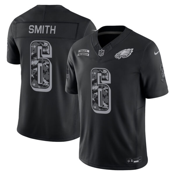 Philadelphia Eagles DeVonta Smith 2026 Salute to Service Vapor Limited Jersey - All Stitched