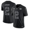 San Francisco 49ers Deommodore Lenoir 2026 Salute to Service Vapor Limited Jersey - All Stitched