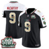 Minnesota Vikings J.J. McCarthy Mexico Edition Vapor Jersey - All Stitched - Alternate