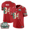 Minnesota Vikings Randy Moss Mexico Edition Vapor Jersey - All Stitched - Red