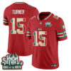 Minnesota Vikings Dallas Turner Mexico Edition Vapor Jersey - All Stitched - Red