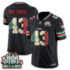Minnesota Vikings Andrew Van Ginkel Mexico Edition Vapor Jersey - All Stitched - Black