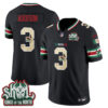 Minnesota Vikings Jordan Addison Mexico Edition Vapor Jersey - All Stitched - Black