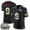 Minnesota Vikings J.J. McCarthy Mexico Edition Vapor Jersey - All Stitched - Black