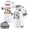 Minnesota Vikings Dallas Turner Mexico Edition Vapor Jersey - All Stitched - White