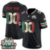 Minnesota Vikings Mexico Edition Vapor Custom Jersey - All Stitched - Black