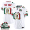 Minnesota Vikings Mexico Edition Vapor Custom Jersey - All Stitched - White