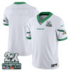 Philadelphia Eagles Team 2X Champions Patch Vapor Jersey - All Stitched - White