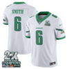 Philadelphia Eagles DeVonta Smith 2X Champions Patch Vapor Jersey - All Stitched - White