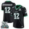 Philadelphia Eagles Randall Cunningham 2X Champions Patch Vapor Jersey - All Stitched - Black