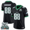 Philadelphia Eagles Dallas Goedert 2X Champions Patch Vapor Jersey - All Stitched - Black