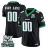 Philadelphia Eagles 2X Champions Patch Vapor Custom Jersey - All Stitched - Black