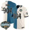 Jacksonville Jaguars Duval 2026 Rivalries Split Vapor Jersey - All Stitched - Rivalries Teal