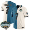 Jacksonville Jaguars Travis Etienne Jr. 2026 Rivalries Split Vapor Jersey - All Stitched - Rivalries Teal