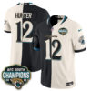 Jacksonville Jaguars Travis Hunter 2026 Rivalries Split Vapor Jersey - All Stitched - Rivalries Black