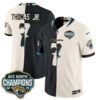 Jacksonville Jaguars Brian Thomas Jr. 2026 Rivalries Split Vapor Jersey - All Stitched - Rivalries Black