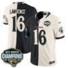 Jacksonville Jaguars Trevor Lawrence 2026 Rivalries Split Vapor Jersey - All Stitched - Rivalries Black