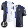 Indianapolis Colts Team 2026 Rivalries Split Vapor Jersey - All Stitched - White Anthracite