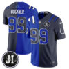 Indianapolis Colts DeForest Buckner 2026 Rivalries Split Vapor Jersey - All Stitched - Royal Anthracite