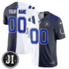 Indianapolis Colts 2026 Rivalries Split Vapor Custom Jersey - All Stitched - White Anthracite
