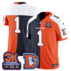 Denver Broncos Team Throwback Split Edition Vapor Jersey - All Stitched - Alternate Split