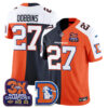 Denver Broncos J.K. Dobbins Throwback Split Edition Vapor Jersey - All Stitched - Alternate Split