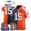 Denver Broncos Nik Bonitto Throwback Split Edition Vapor Jersey - All Stitched - Alternate Split