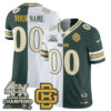 Green Bay Packers Rivalries Split Edition Vapor Custom Jersey - All Stitched - Green White