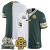 Green Bay Packers Team Rivalries Split Edition Vapor Jersey - All Stitched - Green White