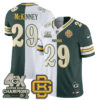 Green Bay Packers Xavier McKinney Rivalries Split Edition Vapor Jersey - All Stitched - Green White