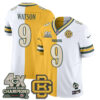 Green Bay Packers Christian Watson Rivalries Split Edition Vapor Jersey - All Stitched - Yellow White