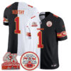 Kansas City Chiefs Xavier Worthy 2026 Split Limited Edition - All Stitched - Black White