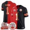 Kansas City Chiefs Xavier Worthy 2026 Split Limited Edition - All Stitched - Red Black